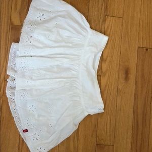 White cotton skirt